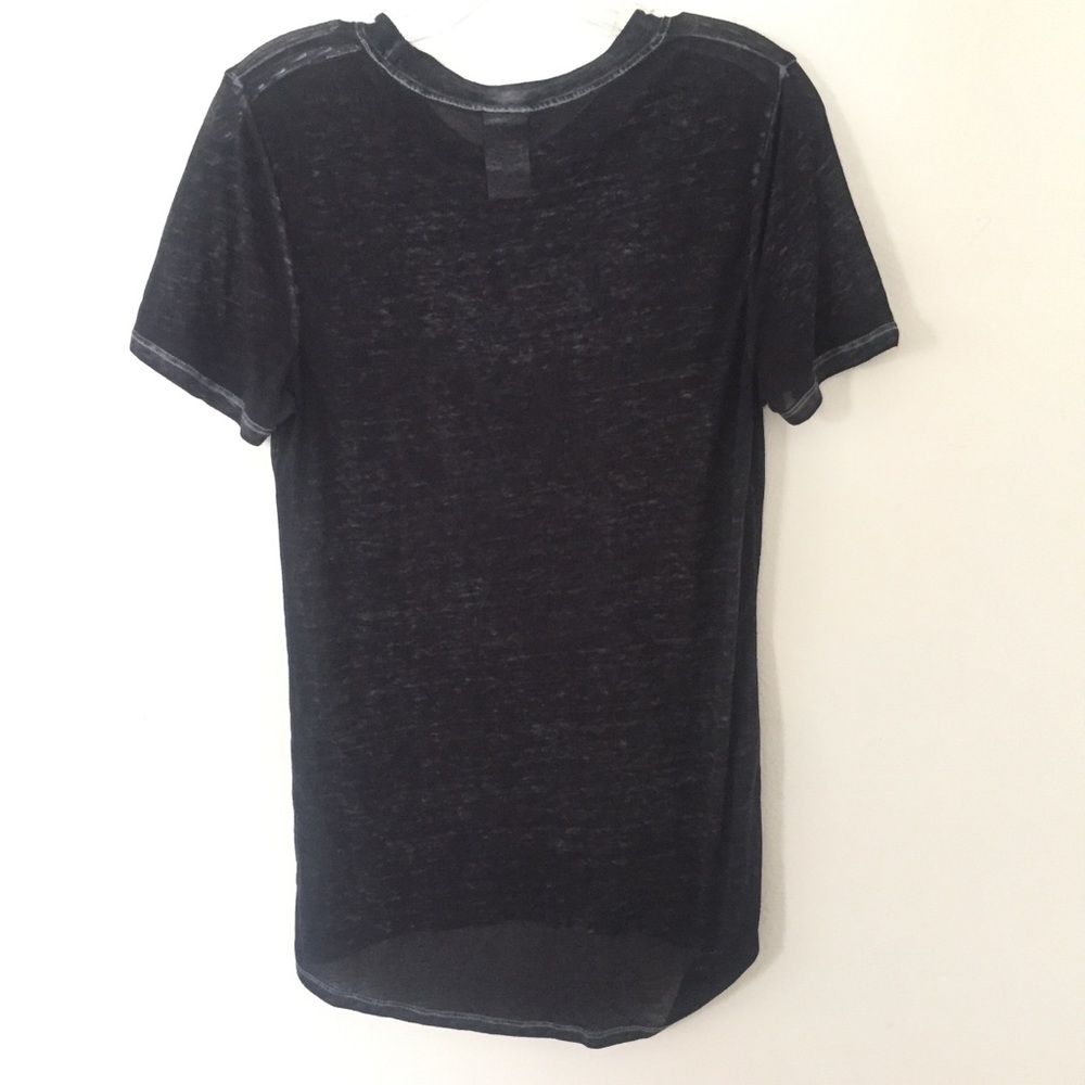 MODERN LUX Peace Sign Graphic Tee Black Hamsa M - Picture 6 of 7
